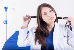Doctor with a stethoscope