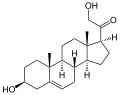 Chemical structure of 21-Hydroxypregnenolone