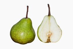 Pear cut up