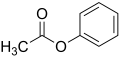 Phenyl acetate structural formula