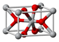 Rutile unit cell 3D balls