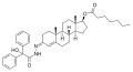 Testosterone enantate benzilic acid hydrazone