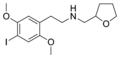 Structure of 25I-NMeTHF