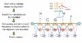A profile HMM modelling a multiple sequence alignment