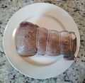 Braised tenderloin of beef