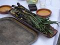 Calçots with romesco sauce
