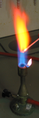 Strontium flame test