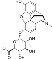 Morphine-6-glucuronide 2D chemical structure
