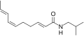 Skeletal structure of Spilanthol