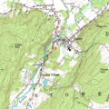 Topographic map example
