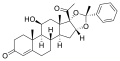 Chemical structure of Algestone acetophenide