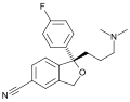 Escitalopram structure