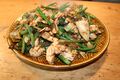 Chicken and almonds stir fry