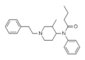 Chemical structure of 3-Methylbutyrfentanyl