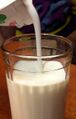 Kefir in a glass