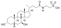 Tauroursodeoxycholic acid structure