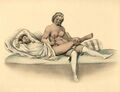 Erotic watercolor by Peter Johann Nepomuk Geiger
