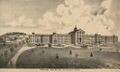 1874 Lithograph of Insane Hospital, St. Peter, Minnesota
