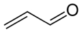 Acrolein s-trans 2D skeletal