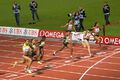 Women's 100m race at the Golden League.