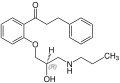 Structural formula of (R)-Propafenone