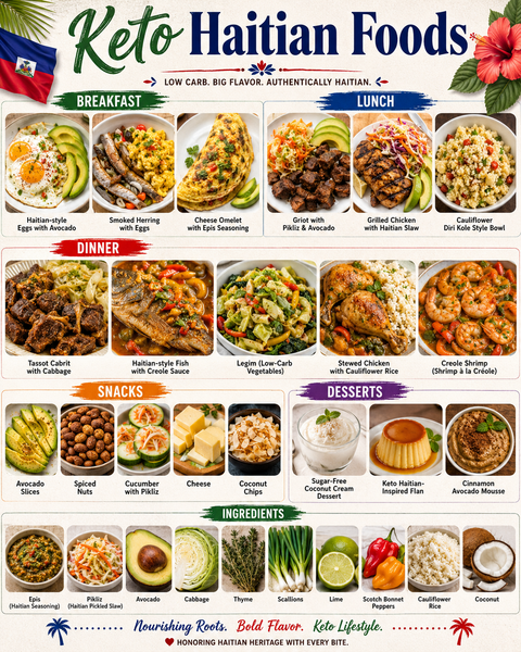 Keto Haitian foods