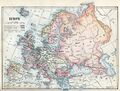 Political map of Europe in 1916, during World War I