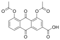 Diacerein structure diagram