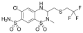 Chemical structure of Polythiazide