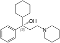 (S)-Trihexyphenidyl structural formula