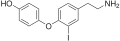 Chemical structure of 3-Iodothyronamine