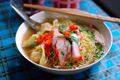 Char siu with noodles