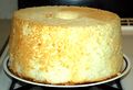 Angel food cake texture