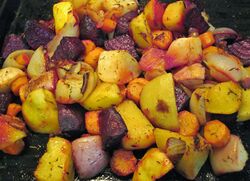 Neon root veggies