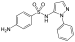 Chemical structure of Sulfaphenazole