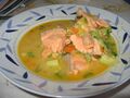 Lohikeitto – a Finnish salmon soup with potatoes and cream