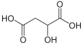 Malic acid structure