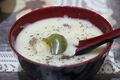 White mushroom soup