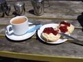 Cornish cream tea