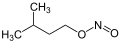 Chemical structure of Amyl nitrite