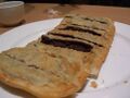 Red bean paste pancake