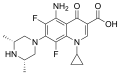 Chemical structure of Sparfloxacin