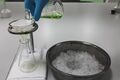 Cold filtration technique in organic synthesis