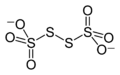 Tetrathionate ion 2D