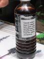 Bottle of tannic acid