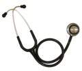 Stethoscope used in cardiology