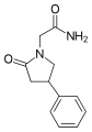 Chemical structure of Phenylpiracetam