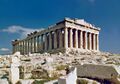 The Parthenon in Athens, symbol of Ancient Greece and classical architecture