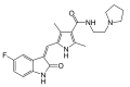 Diagram of Toceranib structure
