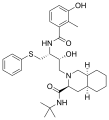 Chemical structure of Nelfinavir
